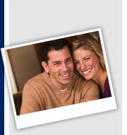 Smiling couple pic