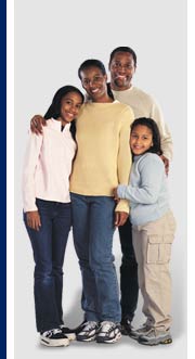 Smiling family pic